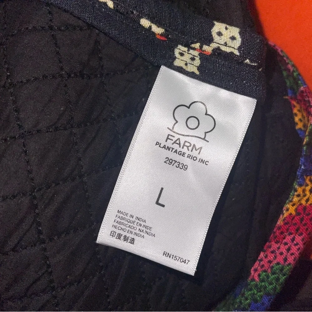 Farm Rio Artsy  Floral Quilted  Boho Mini skirt NWOT